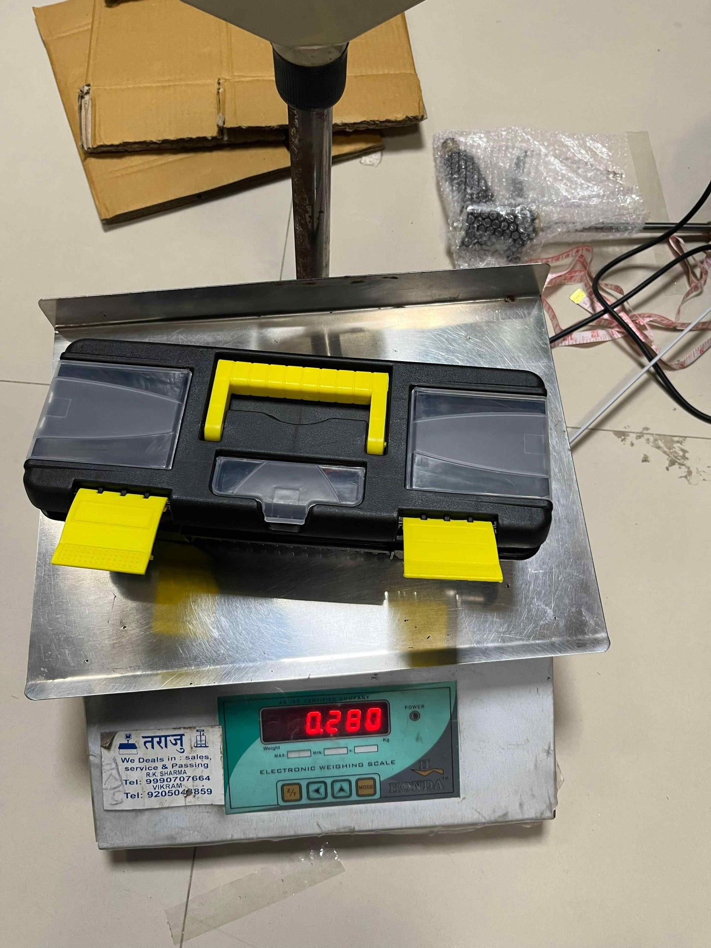 Compact Plastic Mini Tool Storage Box