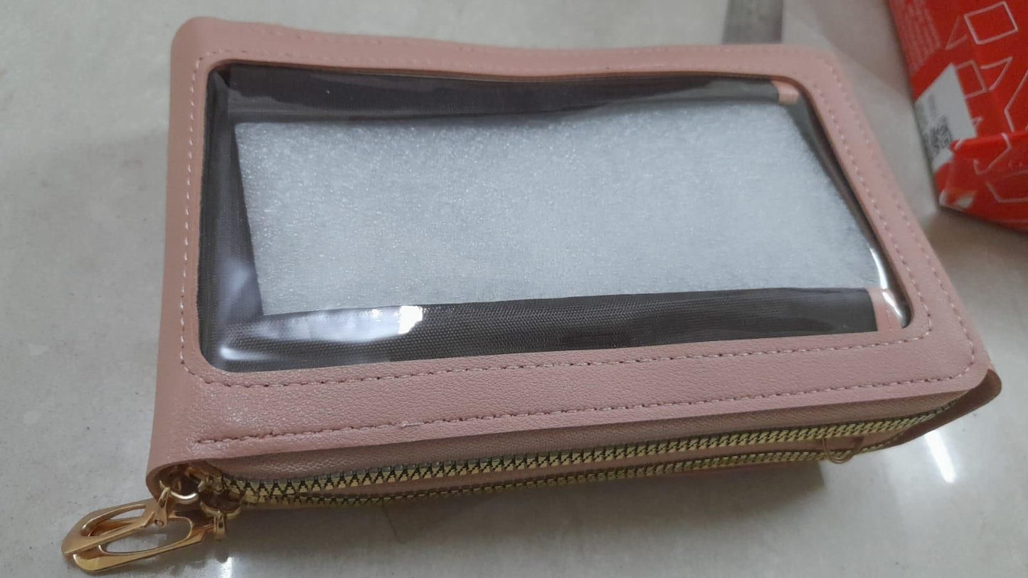 Anti-Theft Double Layer Leather Ladies Sling Bag